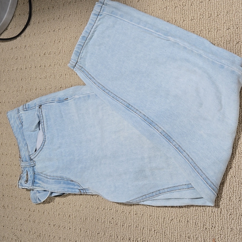 Blue mom jeans